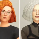 Crimped Edit Hair V1 (Shorter)