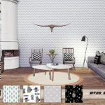 Scandinavian wallpapers.
