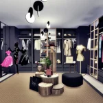 Julia's dressing room