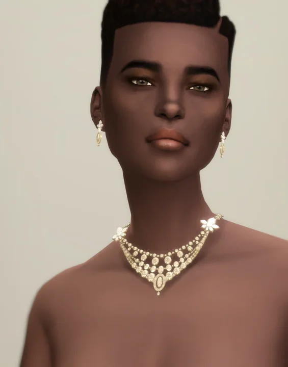 M Jewerly - II (Earring & Necklace Set)