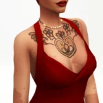 Pencil Dress with Strap Neck 2017