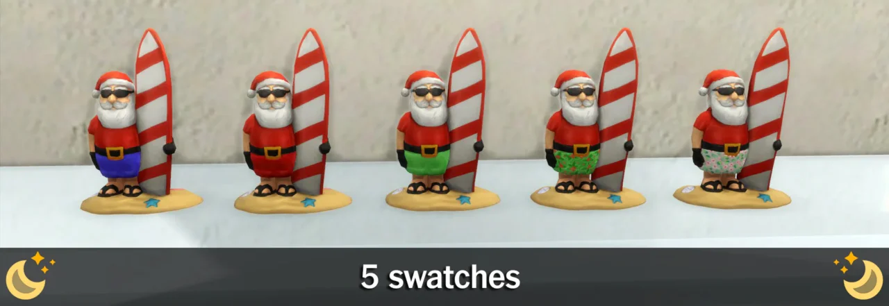 Surfin' Santa Souvenir