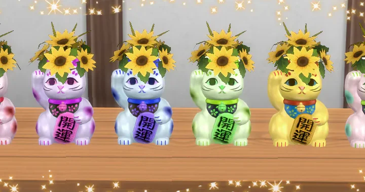 Maneki-neko Flower Pot