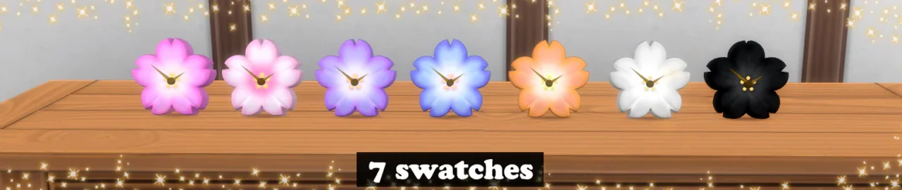 Cherry Blossom Alarm Clock