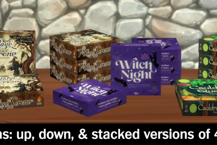 Witchy Shop Games Set