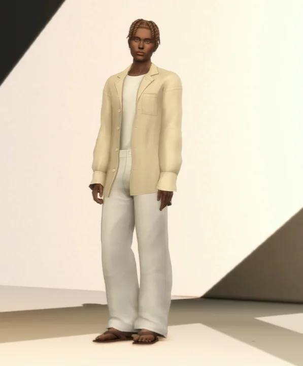 Urban City III - (Masculine) Ashton Shirt & Seoul WIDE Trousers Set