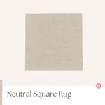 Neutral Square Rug