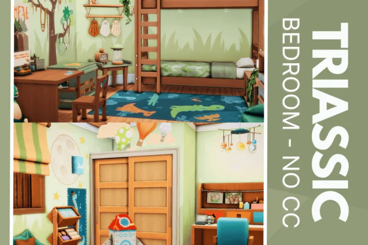 Triassic Bedroom - No CC