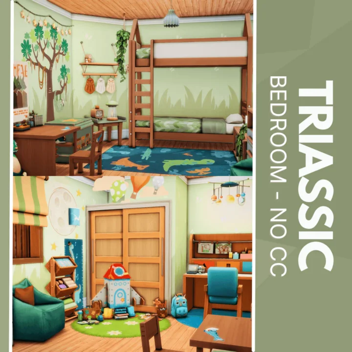 Triassic Bedroom - No CC