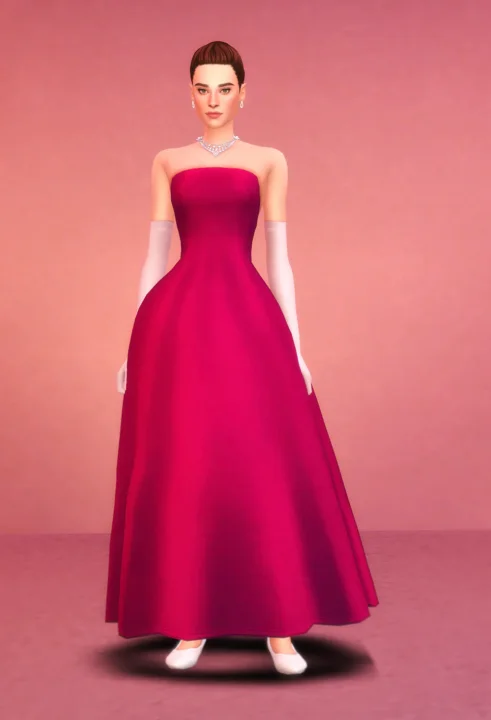 Ribbon Gown - For Audrey V