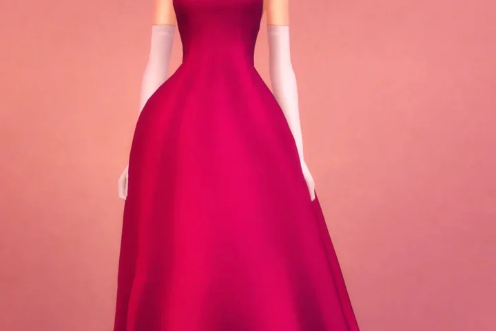 Ribbon Gown - For Audrey V