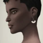 Vintage Fan Earring