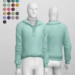 Basic Sweater VI - Set 4_Turtleneck with Long Sleeve
