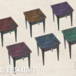 Painted Wooden Set
