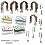 Recolor Enchanted Courtyard