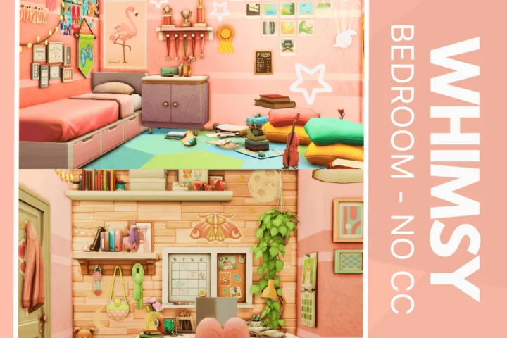 Whimsy Bedroom - No CC