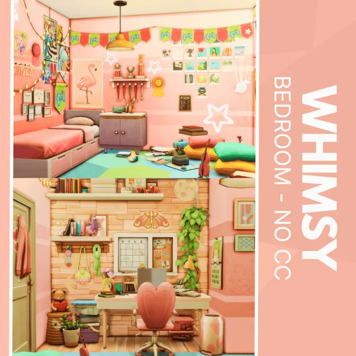 Whimsy Bedroom - No CC