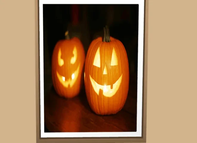 Hallowen wall prints - set