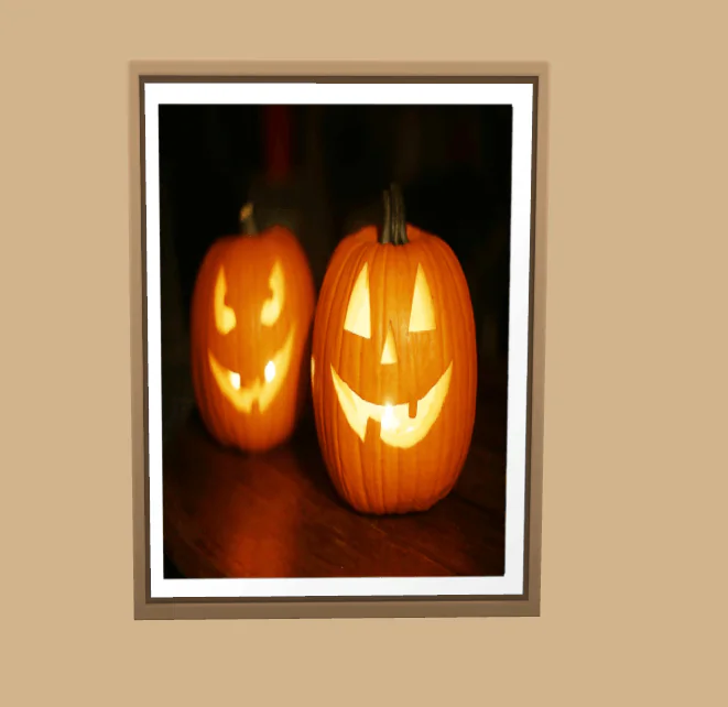 Hallowen wall prints - set