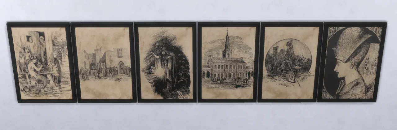 Vintage paintings by Snotra902