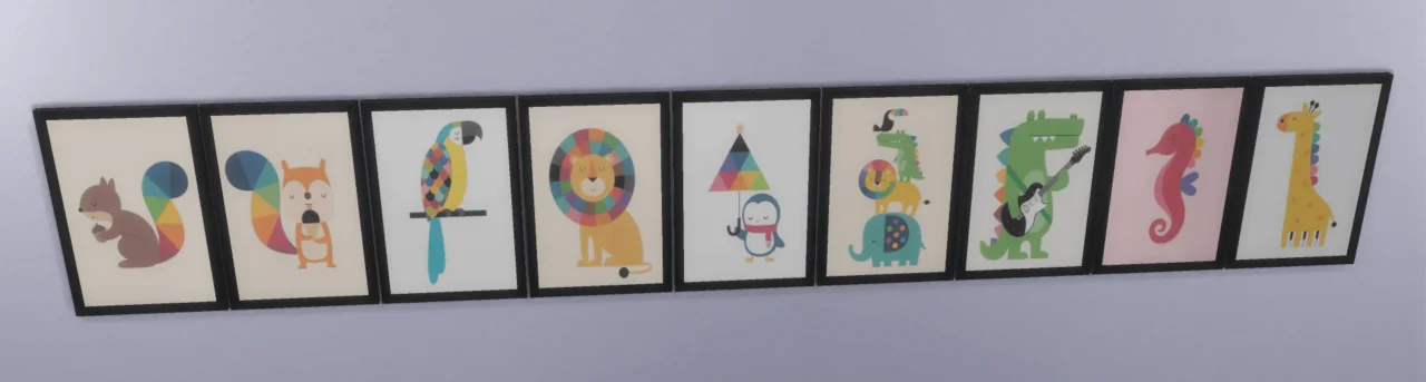 Rainbow Animals