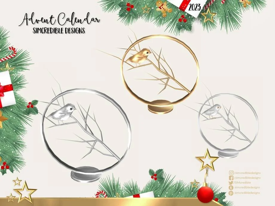 '23 Advent Calendar - Day 20 🎅🎁 - Bird Sculptures 𓅯