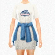 Natalia T-shirt Dress - For Woman