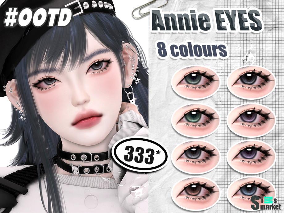 333-Annie eyes-для  Симс 4 для Симс 4. Скачать мод