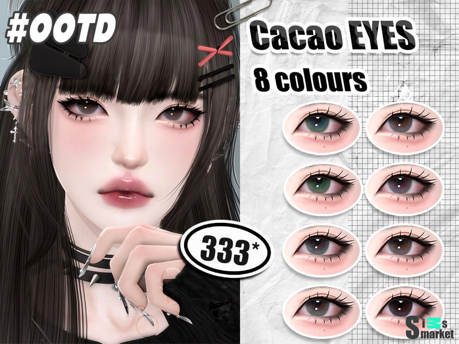 333-Cacao eyes-для Симс 4 для Симс 4. Скачать мод