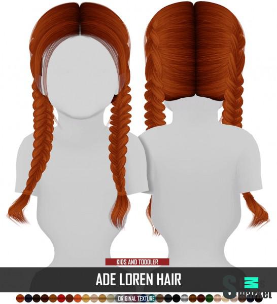 AdeDarma`s Lored hair для Симс 4. Скачать мод