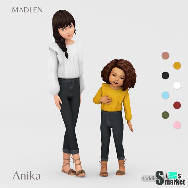 Anika Outfit by Madlen для Симс 4. Скачать мод