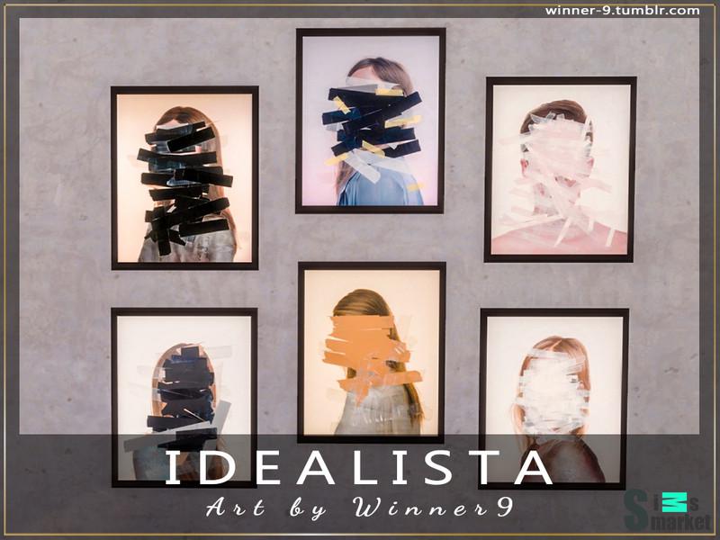 Арт Idealista by Winner9 для Симс 4. Скачать мод