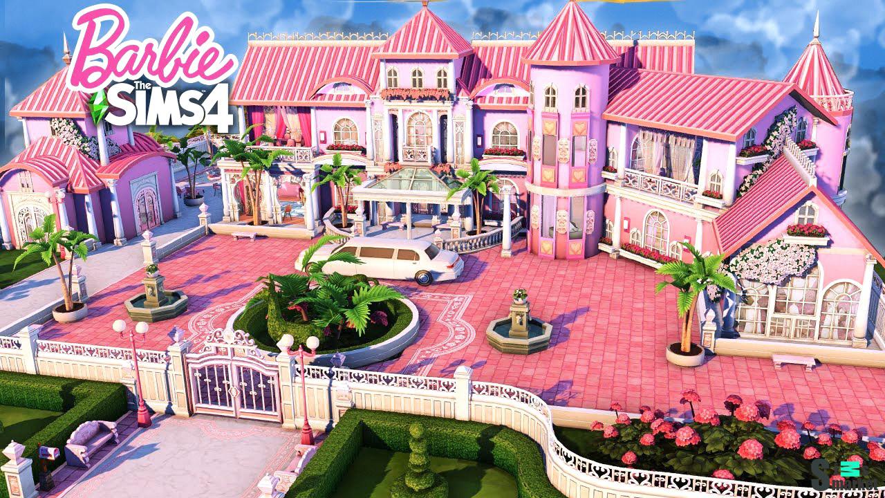 Barbie Dreamhouse  для Симс 4. Скачать мод