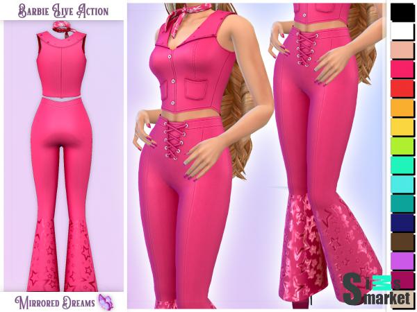 Barbie Live Action  для Симс 4. Скачать мод