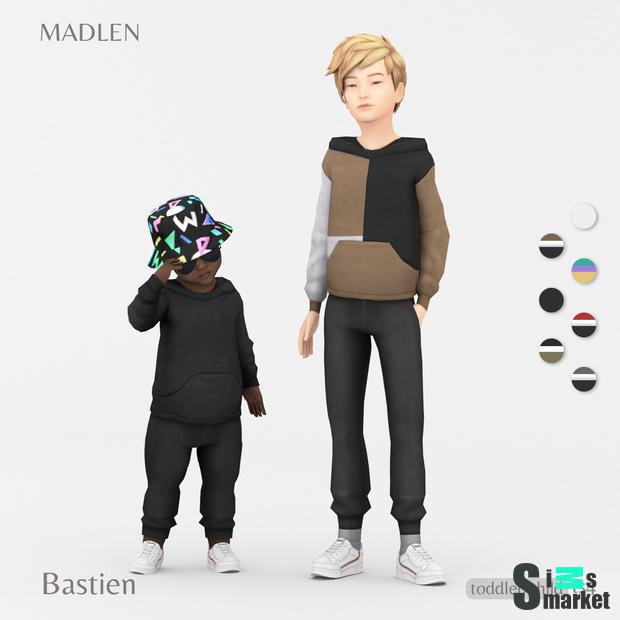 Bastien Outfit by Madlen для Симс 4. Скачать мод