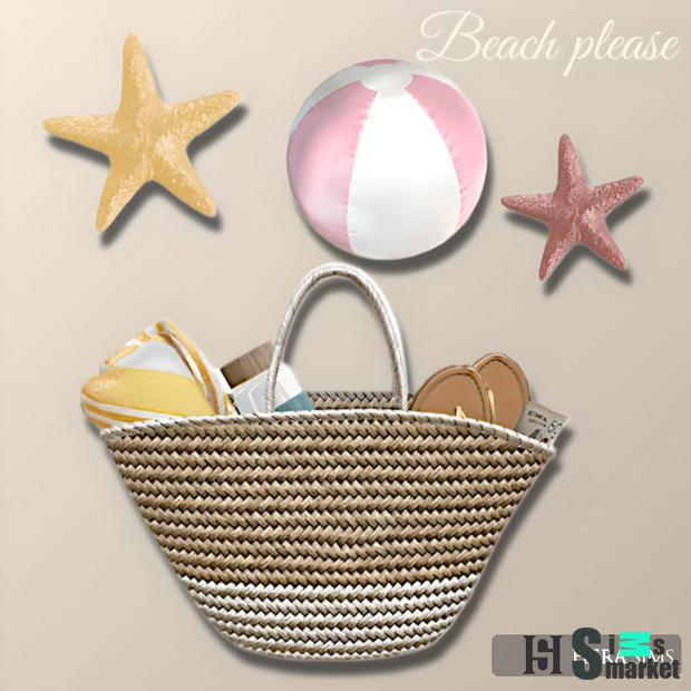 Beach please set для Симс 4. Скачать мод
