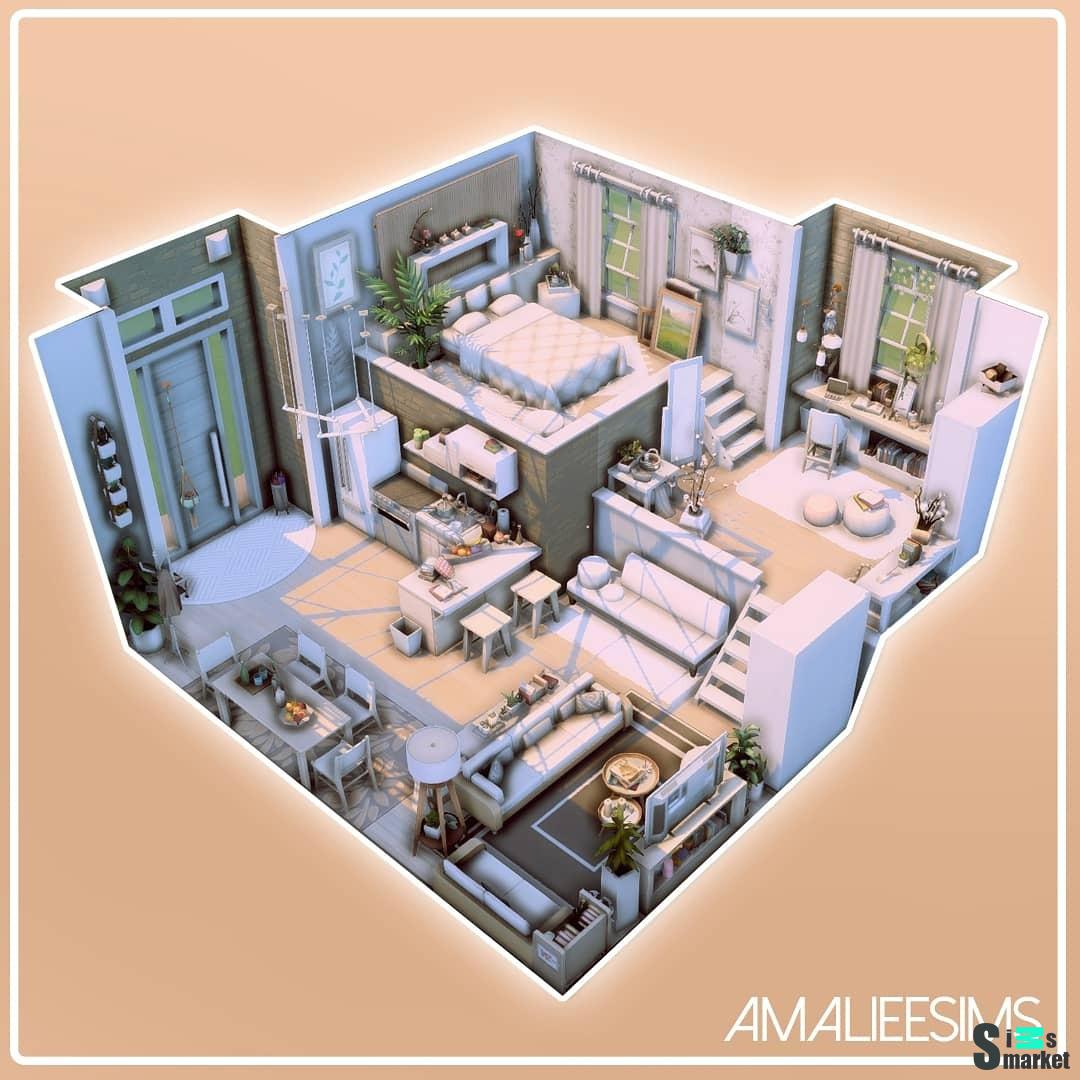 Beige & White Loft ♥  для Симс 4. Скачать мод