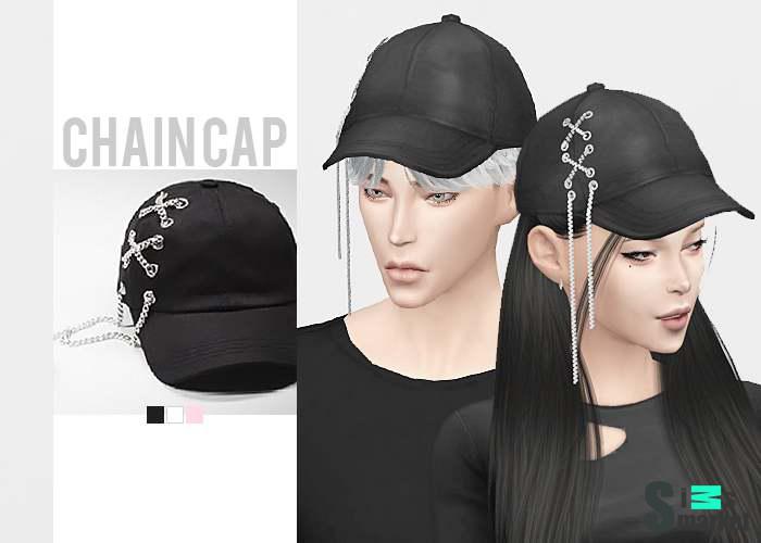Бейсболка "Chain Cap" для Симс 4 для Симс 4. Скачать мод