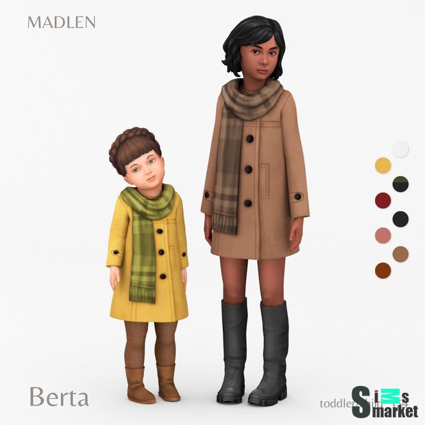 Berta Outfit by Madlen для Симс 4. Скачать мод