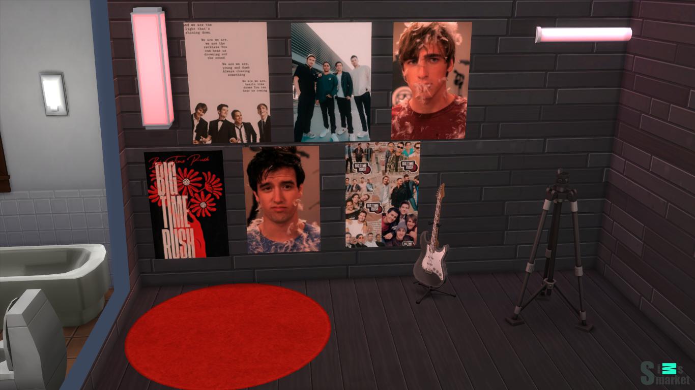 Big time rush для Симс 4. Скачать мод