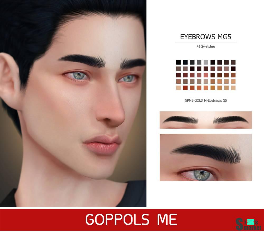 Брови "Eyebrows G5" для Симс 4 для Симс 4. Скачать мод