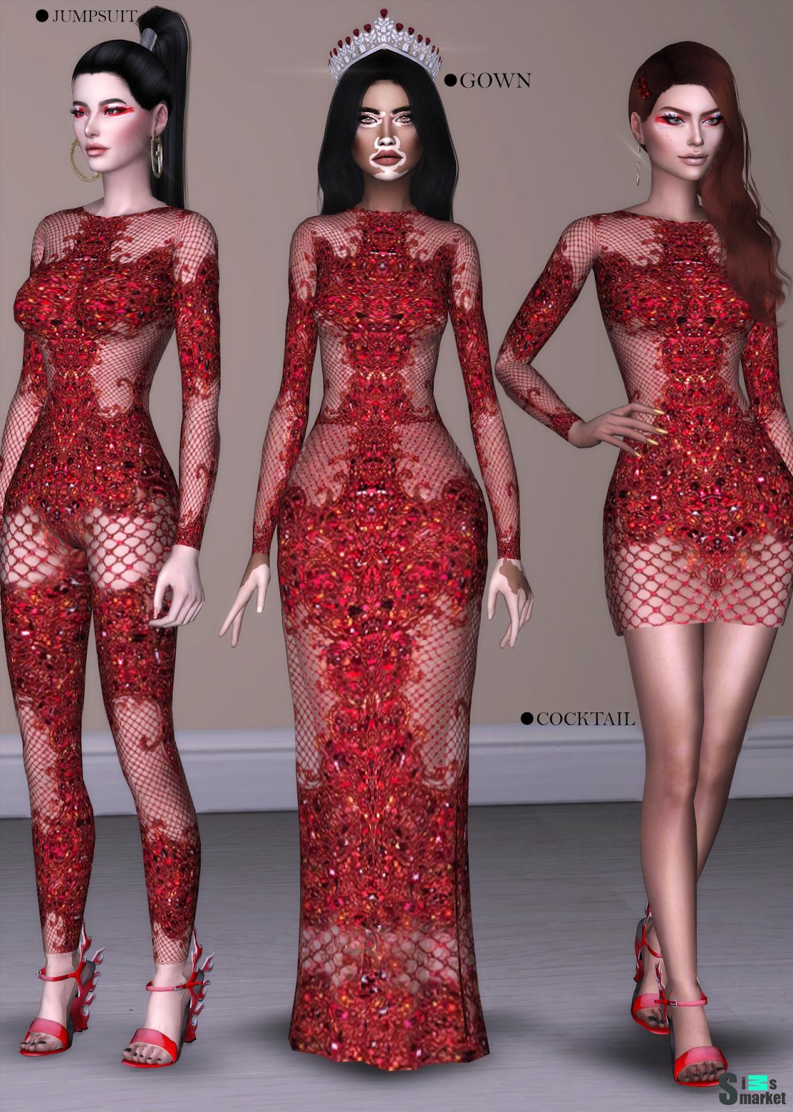 CakeRed для Симс 4. Скачать мод