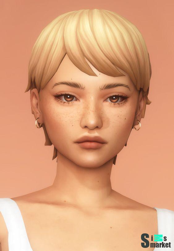 cameron hair для Симс 4. Скачать мод