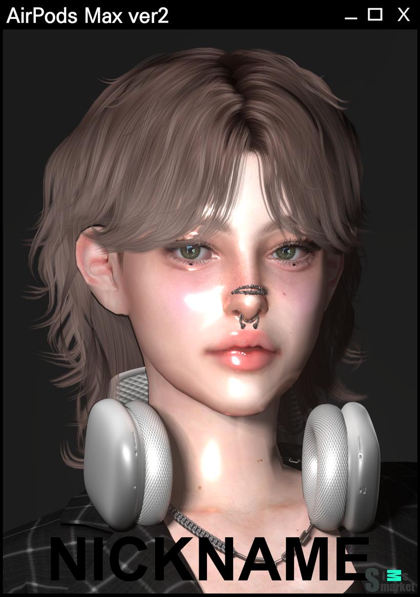 [CAS] ﻿AirPods Max для Симс 4. Скачать мод