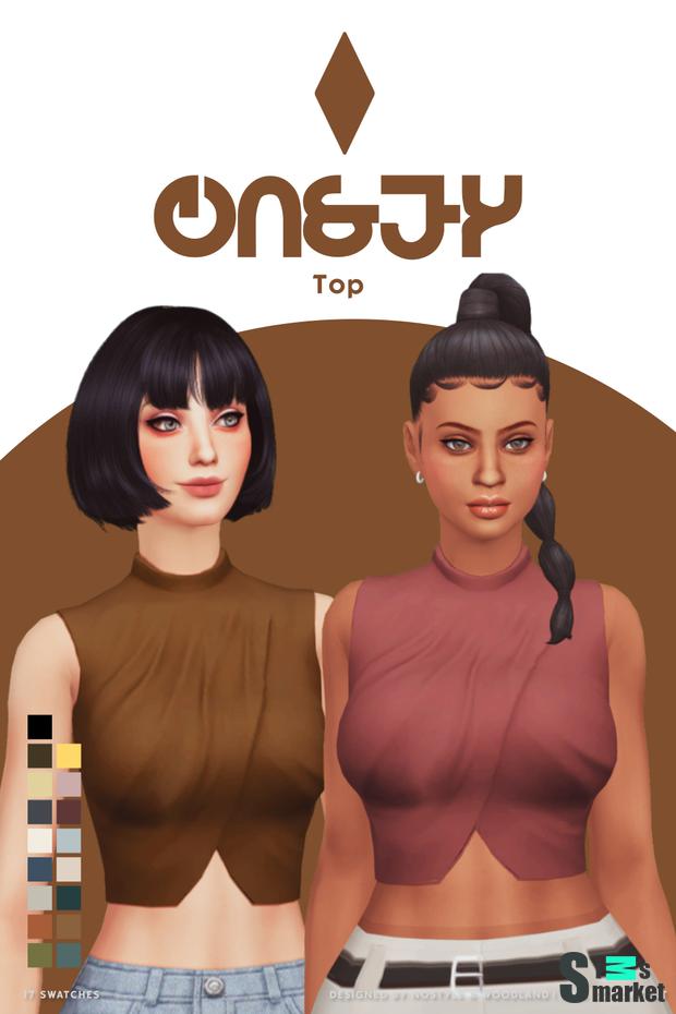 Casey Top для Симс 4. Скачать мод