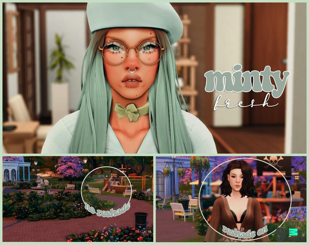 Цвето корекция "Minty Fresh —♡ Draeyad Reshade Preset" для Симс 4 для Симс 4. Скачать мод