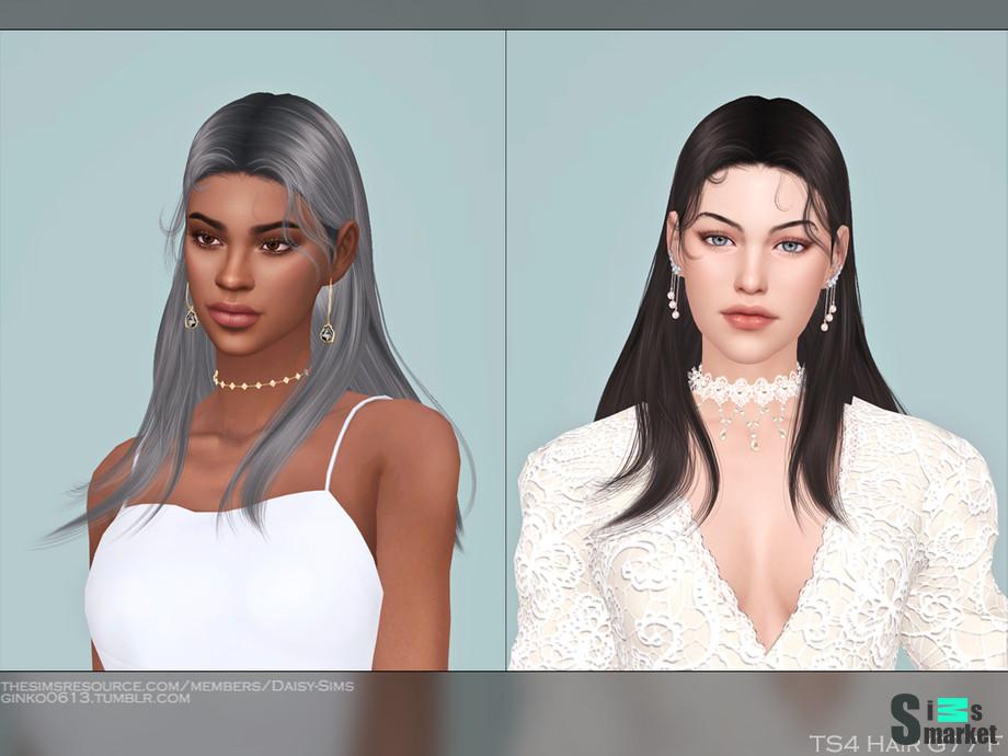 Daisy-Sims - Female Hair G77 для Симс 4. Скачать мод