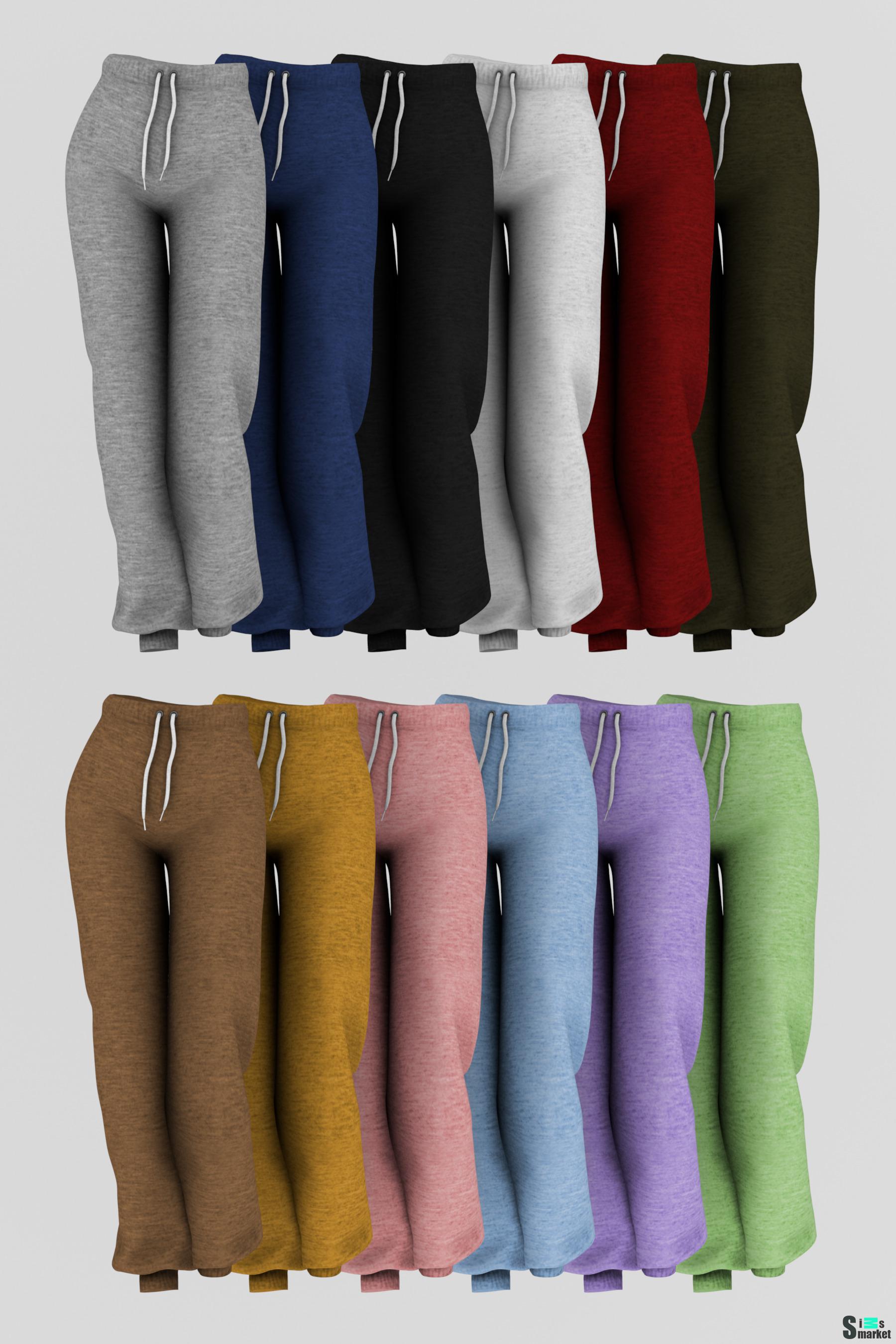 Dany Sweat Pants для Симс 4. Скачать мод