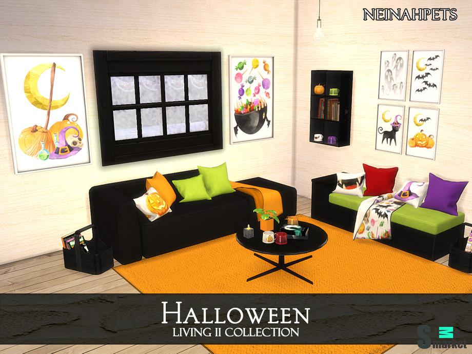 Декор Halloween by neinahpets для Симс 4. Скачать мод