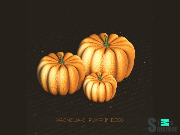 Декоративная тыква by magnolia-c для Симс 4. Скачать мод
